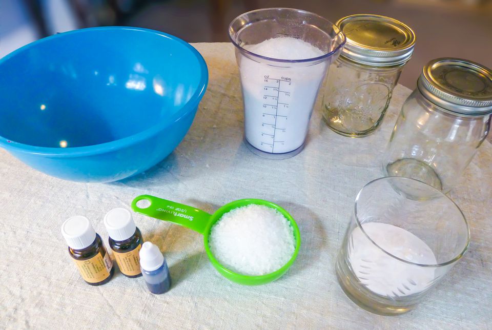 Соль для ванны: ингредиенты
