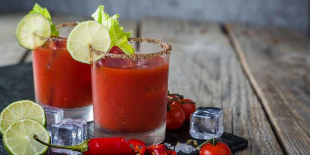 Кровавая Мэри как приготовить коктейль Кровавая Мэри