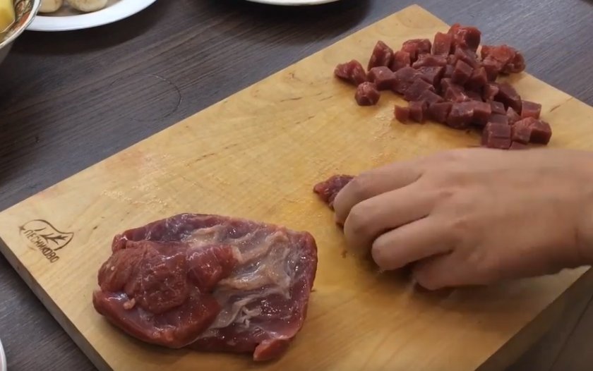 С курицей и овощами 