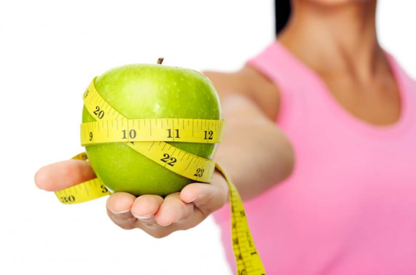 Употребление яблок при похудении