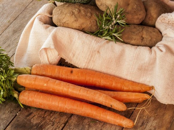 Содержание крахмала в моркови