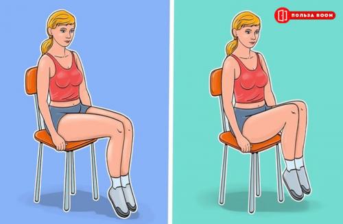 Упражнения для живота с картинками. 7 Упражнения для плоского живота, которые можно делать, сидя на стуле.
