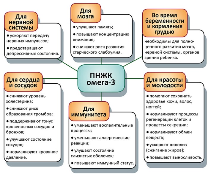 Омега 3 жирные кислоты для детей, женщин и мужчин. В каких продуктах содержатся и как правильно принимать