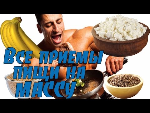 Рацион для набора массы. Что есть на массе.