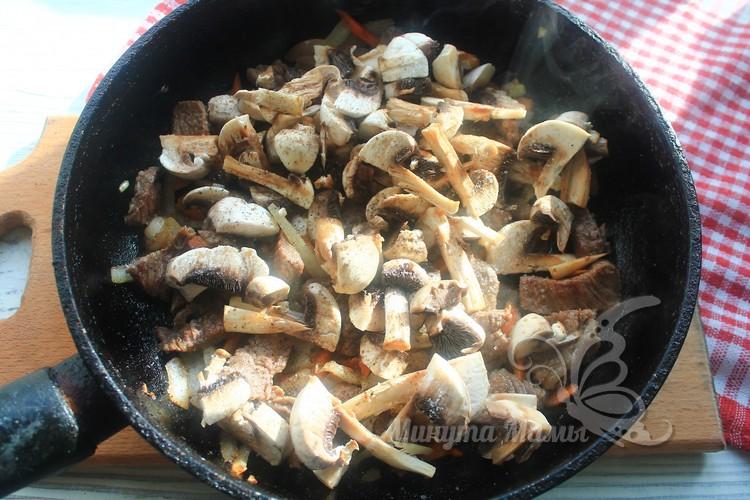 добавить к мясу