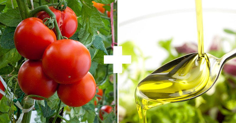 помидоры и оливковое масло