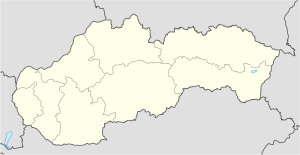 Ґранч-Петровце. Карта розташування: Словаччина