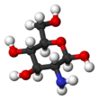 Болл и клюшка модель глюкозамина ((2R, 6R) -6-метил, -2-ол)