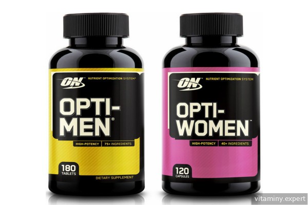 Opti-Men и Opti-Women