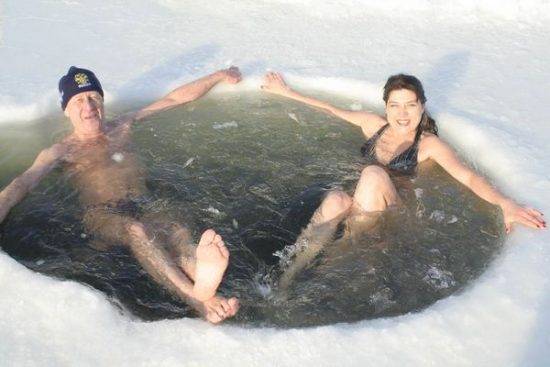 купание в холодной воде