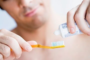 чистка полости рта